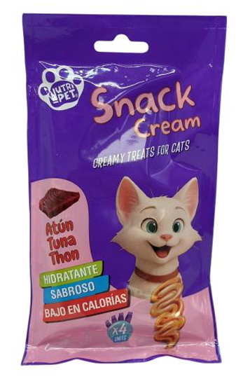 CopiPet | Snack Cream atún para gatos — 4 × 15 g