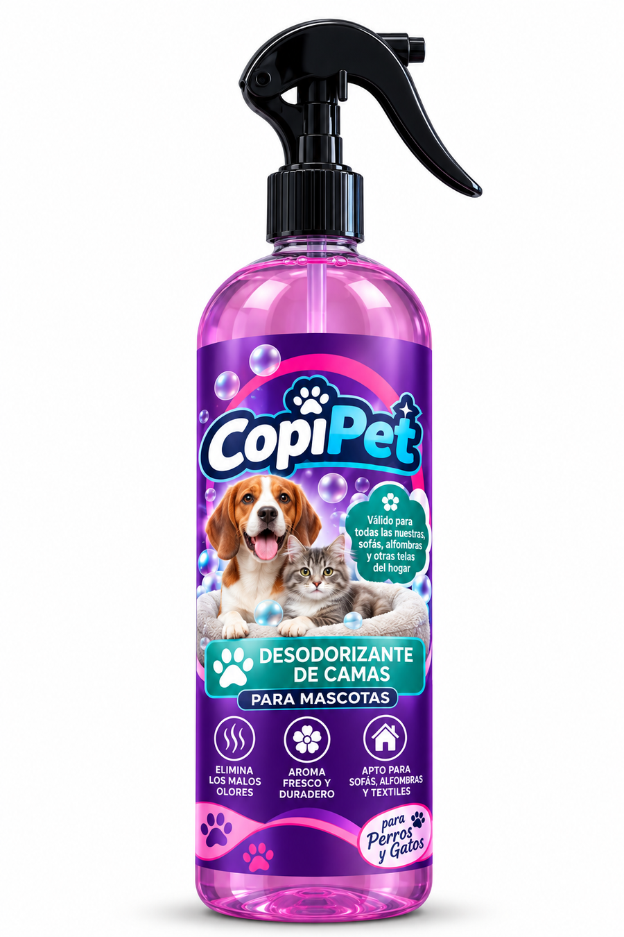 CopiPet | Spray desodorizante de camas — 500 ml