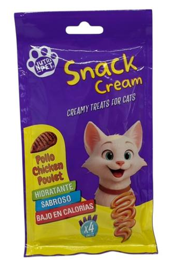 CopiPet | Snack Cream pollo para gatos — 4 × 15 g
