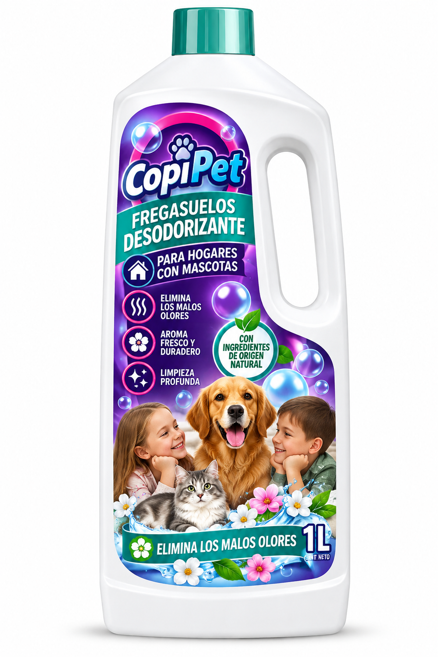 CopiPet | Fregasuelos desodorizante para hogares con mascotas — 1 L
