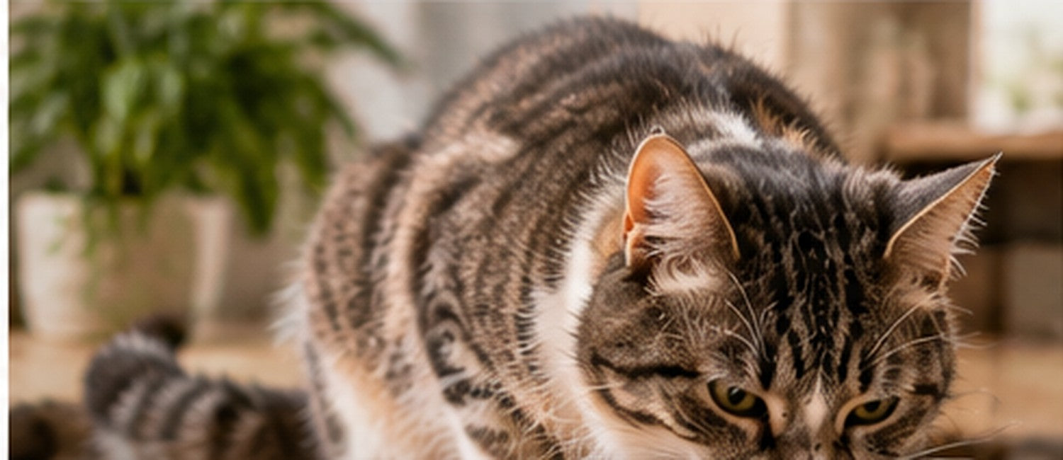 Gato comiendo en su comedero CopiPet